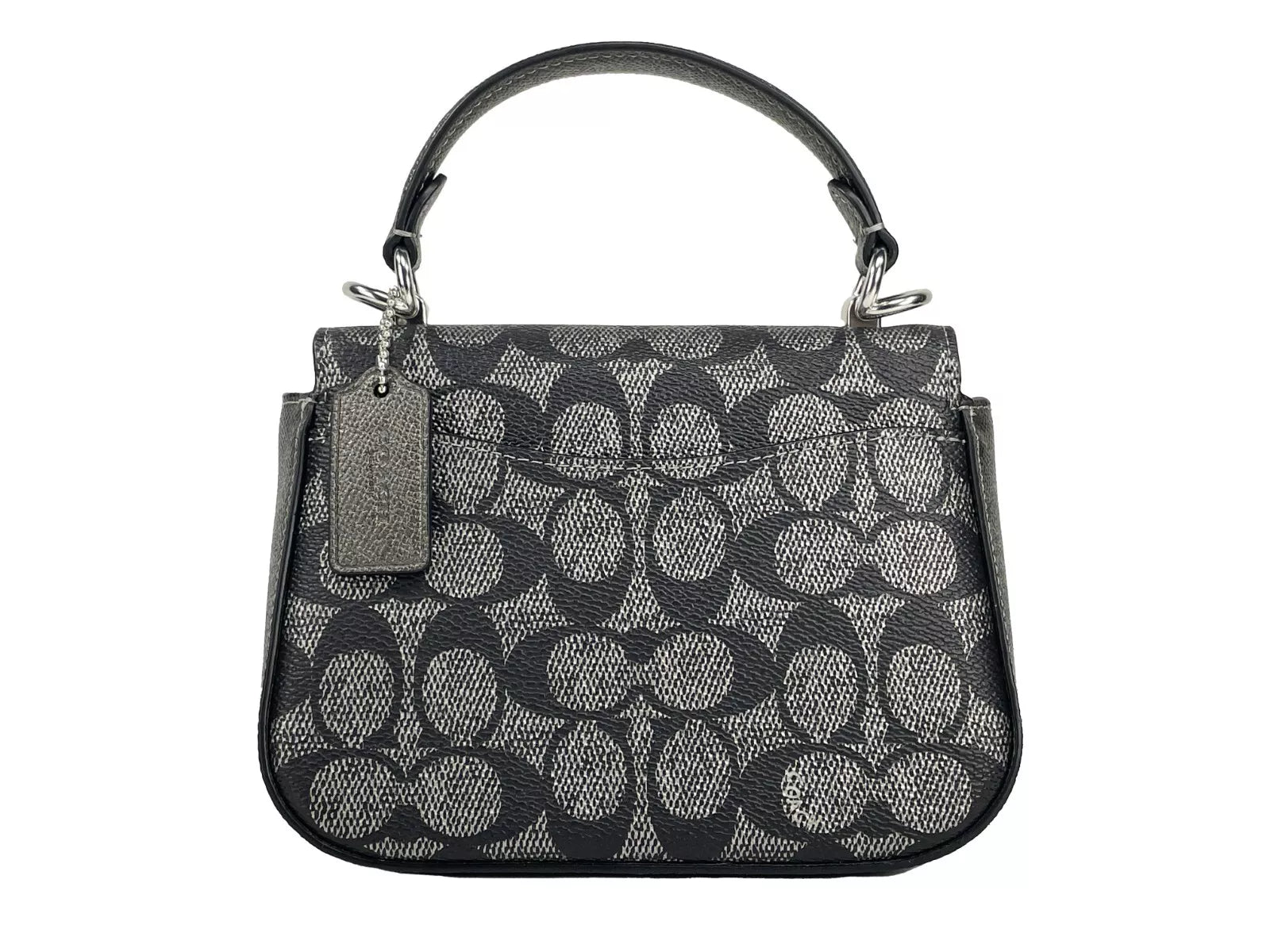COACH Lysa Top Handle Bag Crossbody Gun Metal