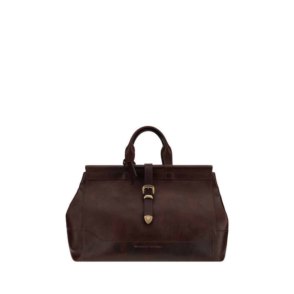 Brunello Cucinelli Leather Travel Bag