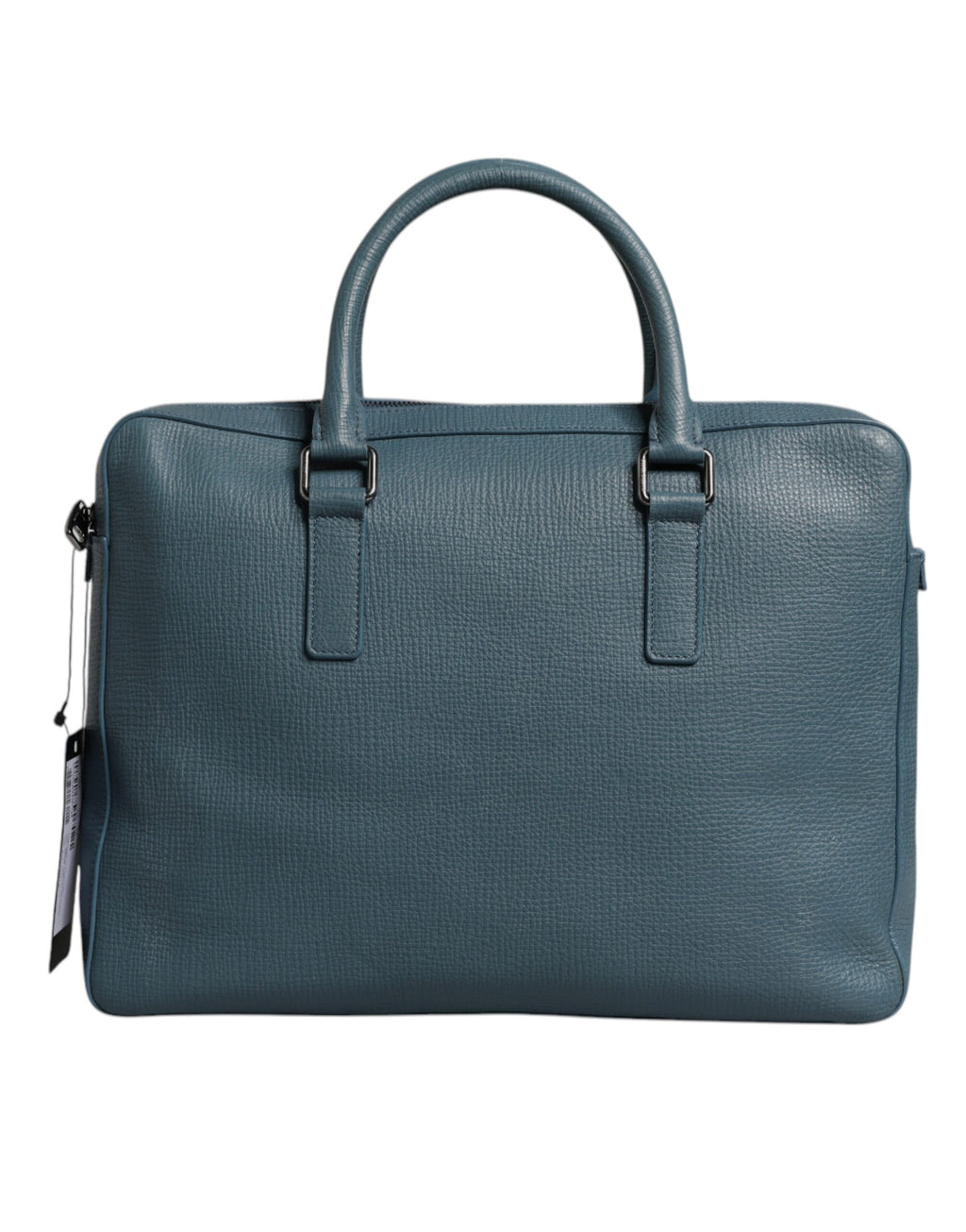 Dolce & Gabbana Blue Logo Double Handle Messenger Briefcase Bag