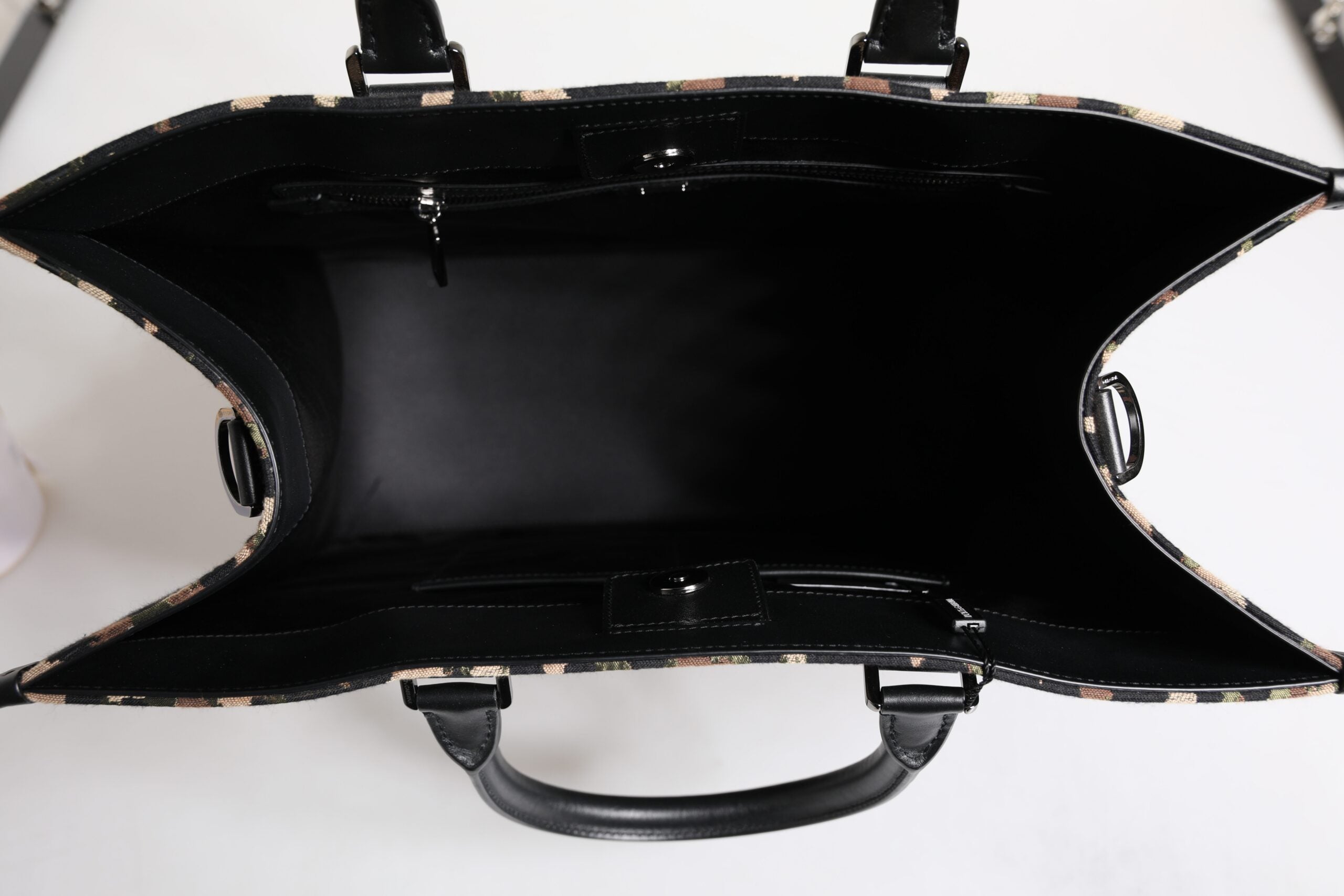 Dolce & Gabbana Multicolor Leopard Shopping Tote Shoulder Bag