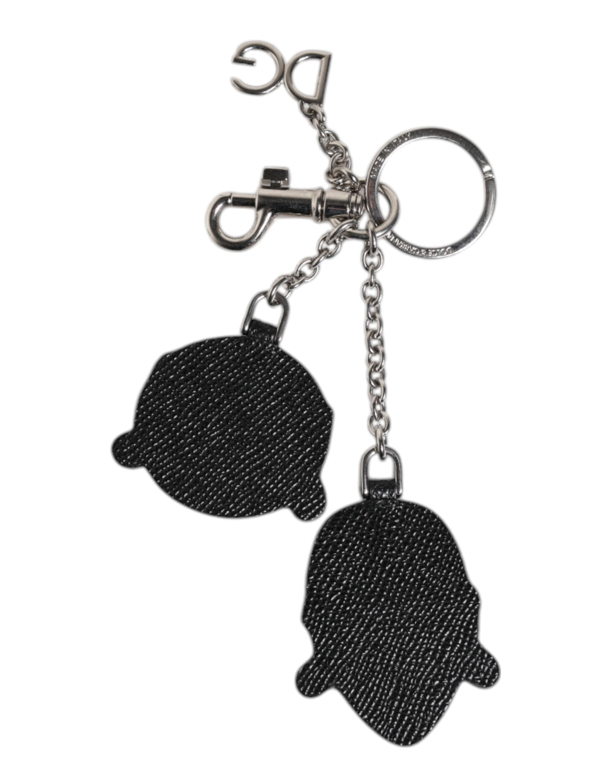 Dolce & Gabbana Multicolor #DGFAMILY Logo Badge Holder Keychain Keyring