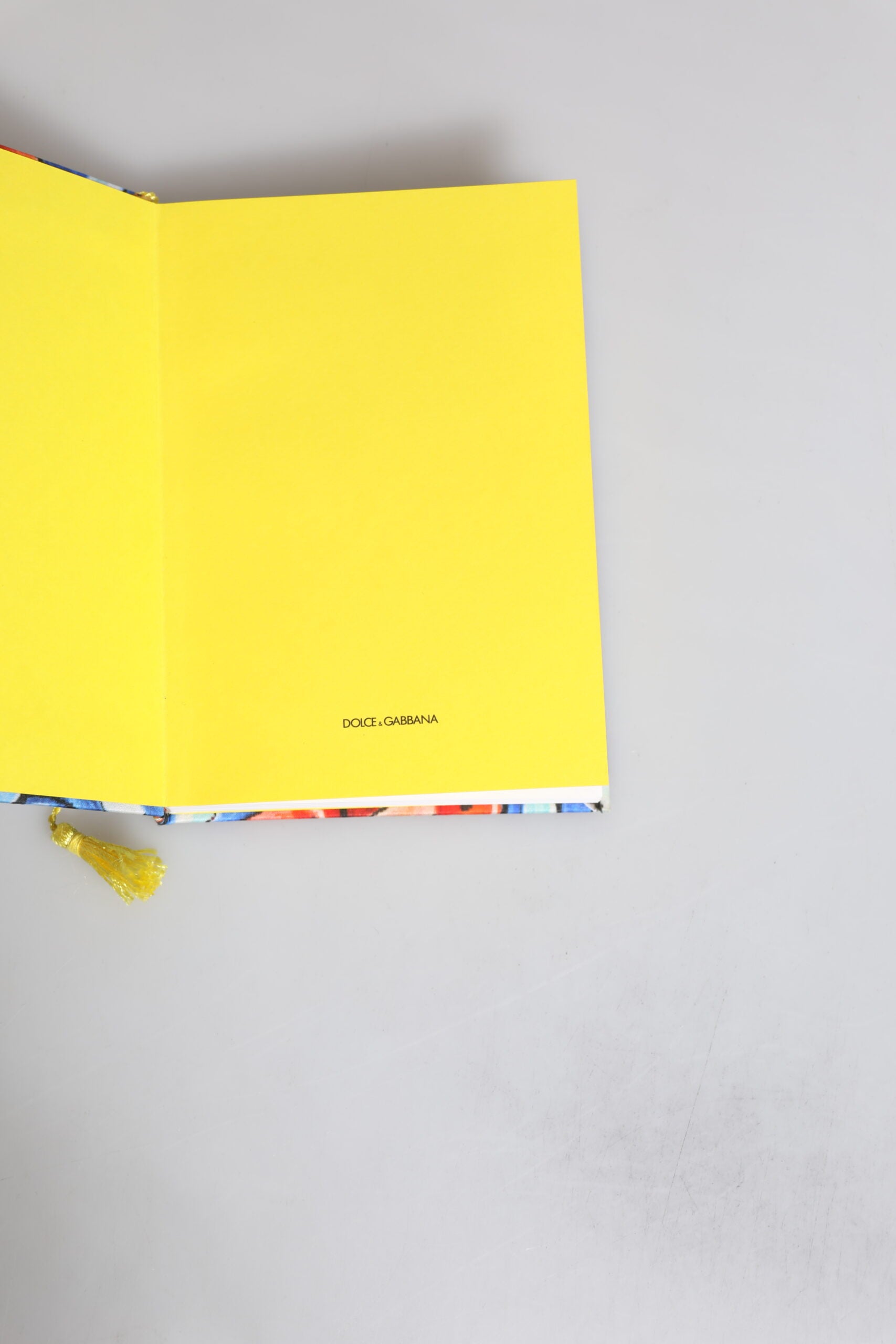 Dolce & Gabbana Multicolor Polyester Floral Siciliano Print Notebook