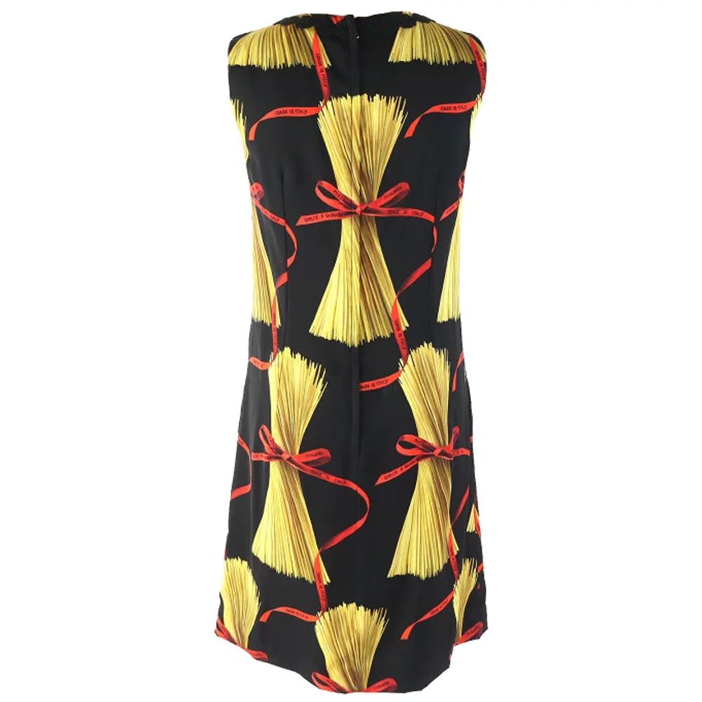 Dolce & Gabbana Black Silk Dress