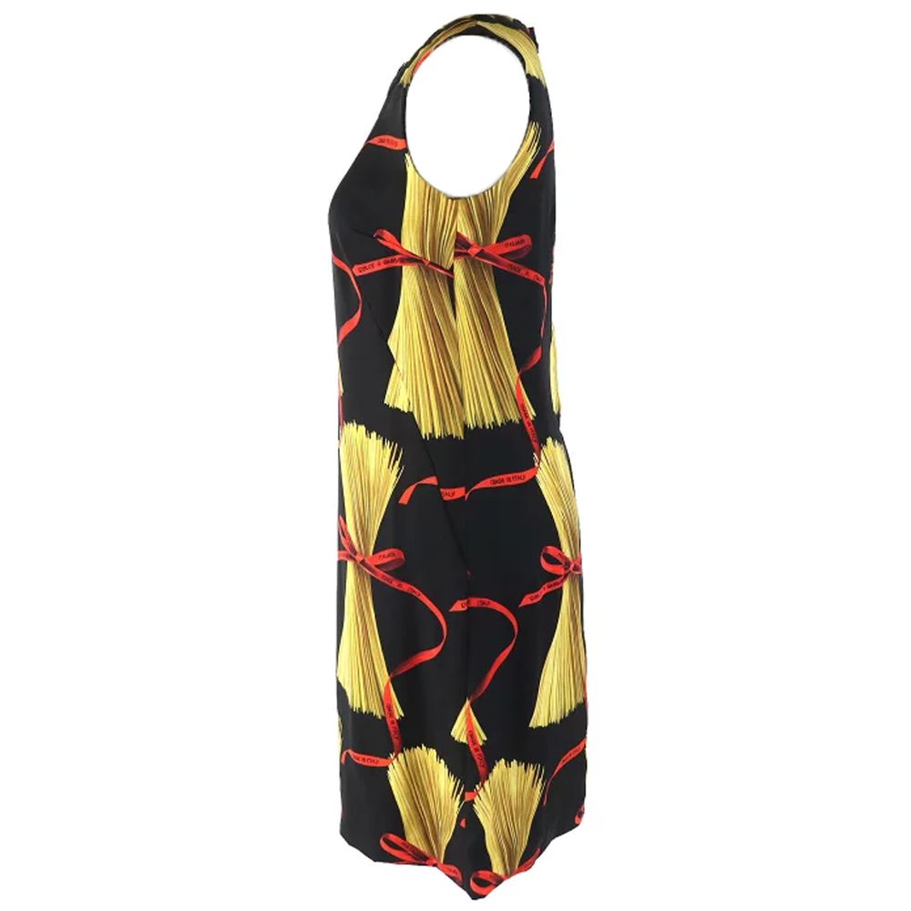 Dolce & Gabbana Black Silk Dress