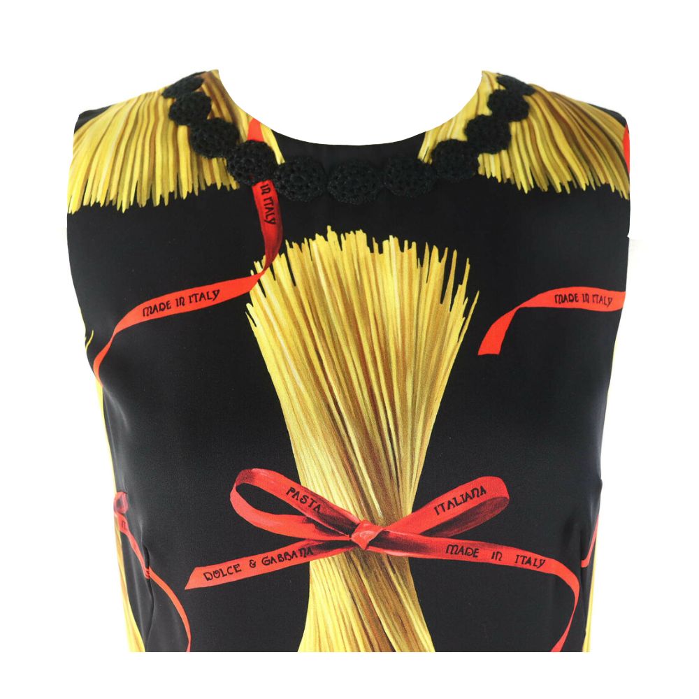 Dolce & Gabbana Black Silk Dress