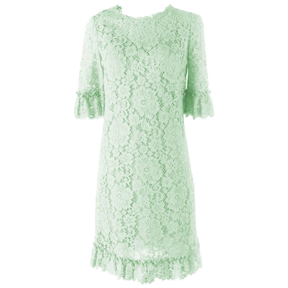 Dolce & Gabbana Green Cotton Dress