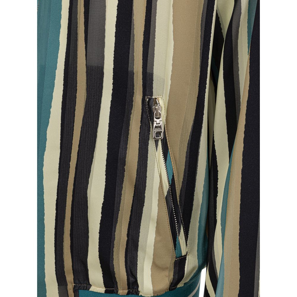 Dolce & Gabbana Multicolor Viscose Jackets & Coat