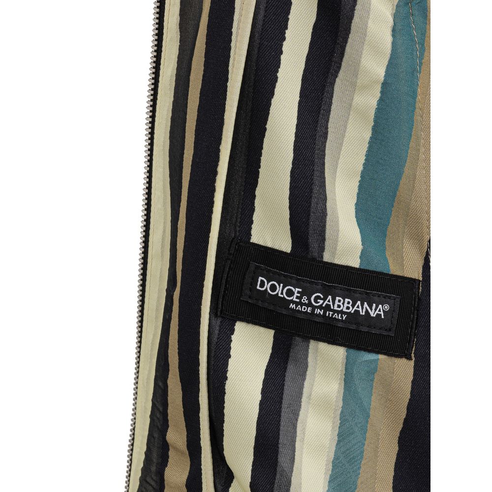 Dolce & Gabbana Multicolor Viscose Jackets & Coat