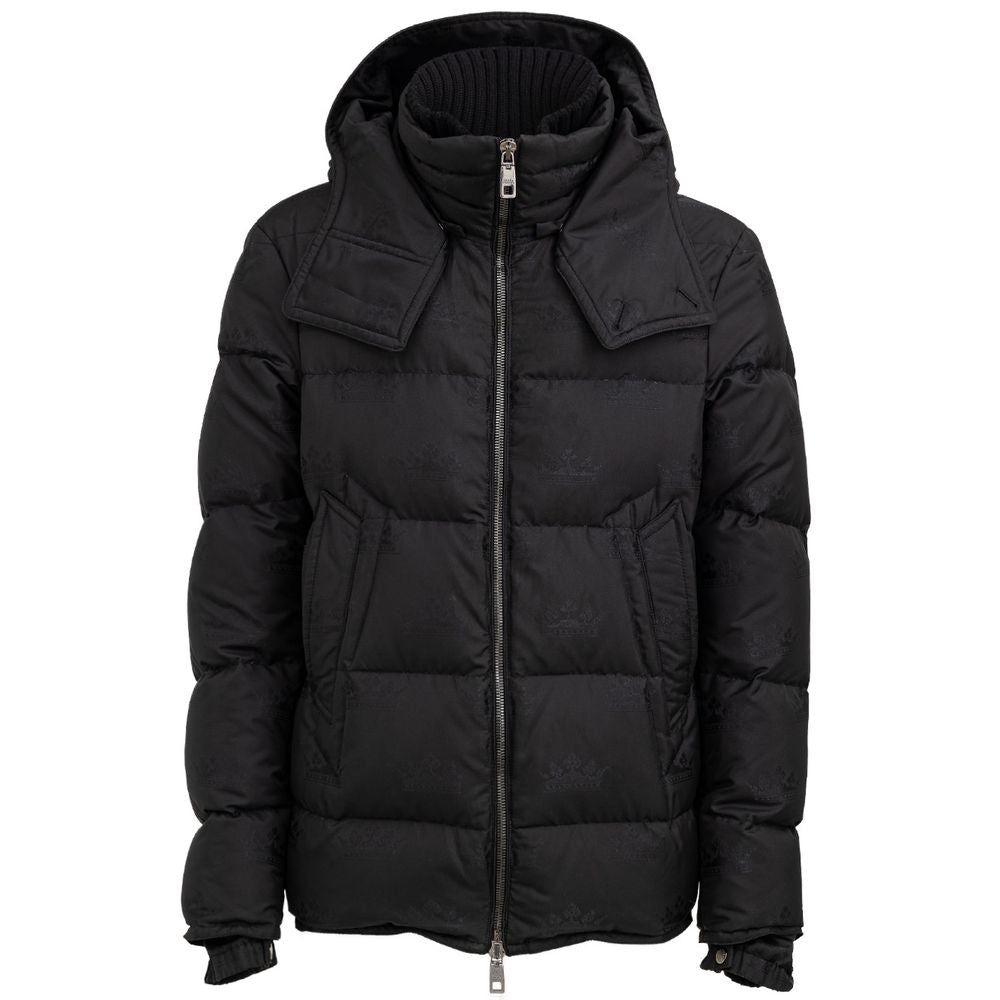 Dolce & Gabbana Black Cotton Jackets & Coat