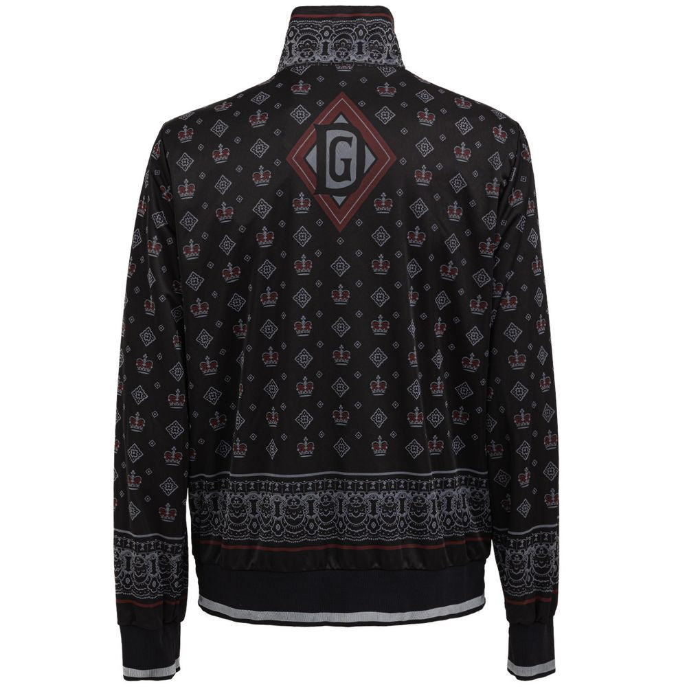 Dolce & Gabbana Black Polyester Sweatshirt