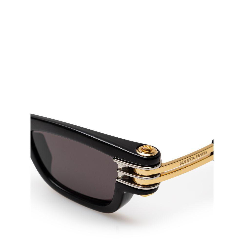 Bottega Veneta Black Acetate Sunglass