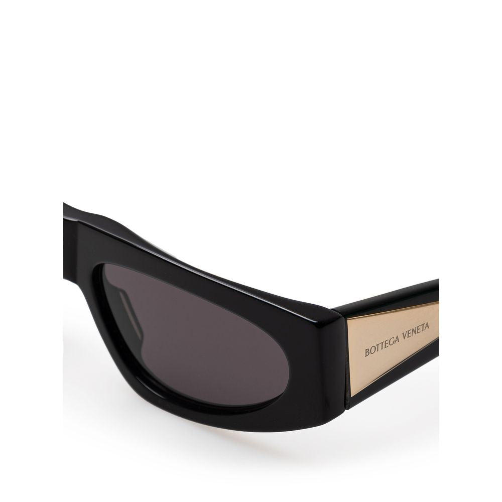 Bottega Veneta Black Acetate Sunglass