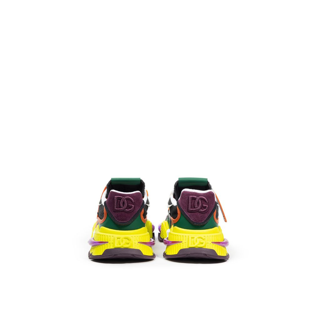 Dolce & Gabbana Multicolor Fabric And Leather Sneaker