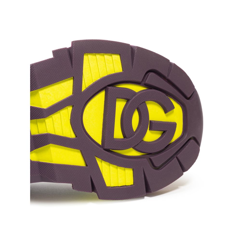 Dolce & Gabbana Multicolor Fabric And Leather Sneaker