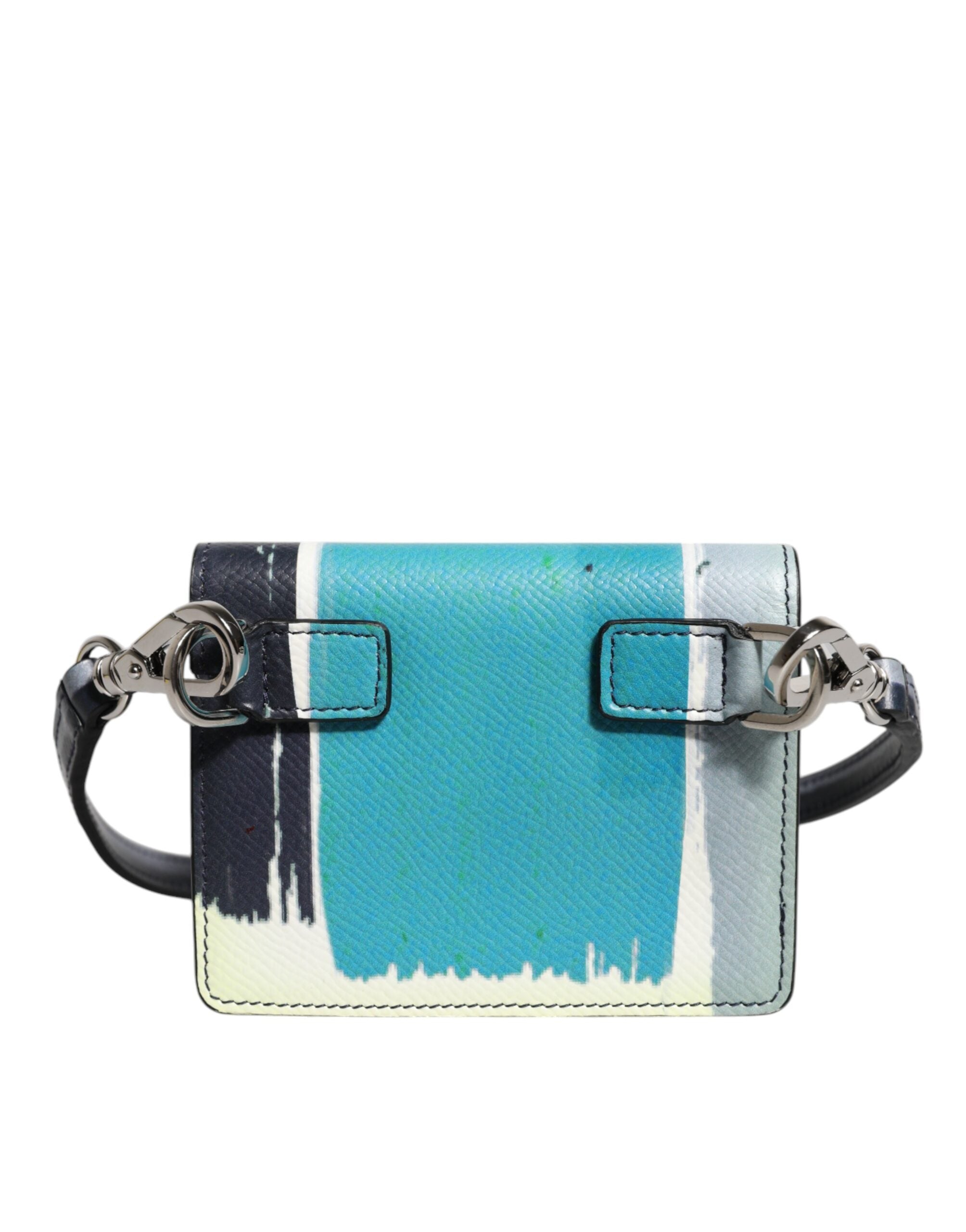 Dolce & Gabbana Multicolor Leather DG Logo Bifold Card Holder Wallet