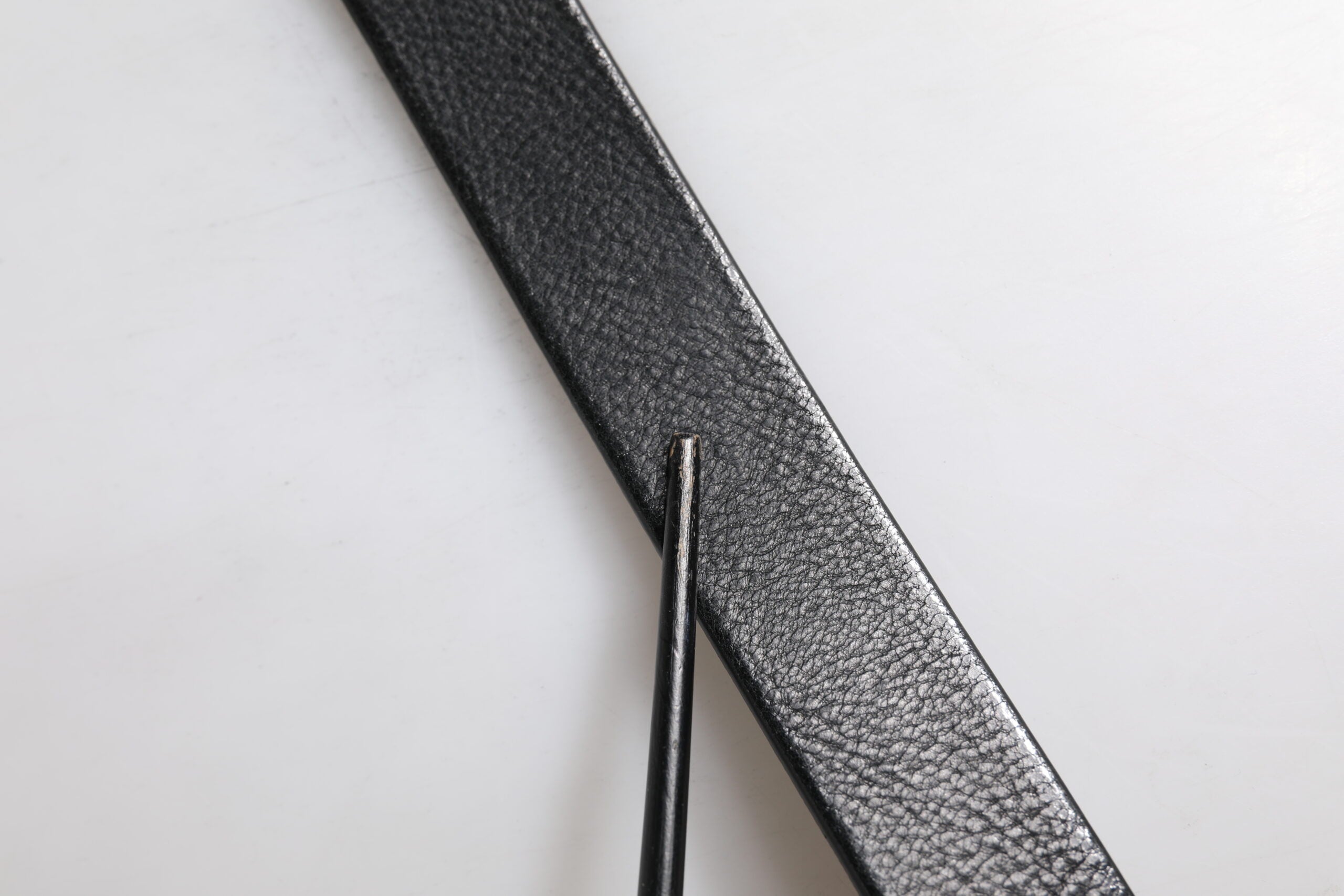 Dolce & Gabbana Black Leather Classic Metal Waist Buckle Belt