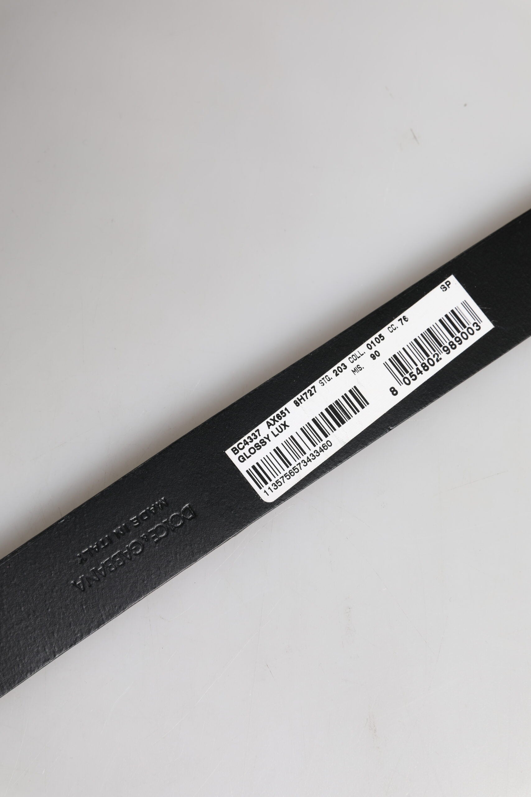 Dolce & Gabbana Brown Leather Classic Metal Logo Buckle Belt