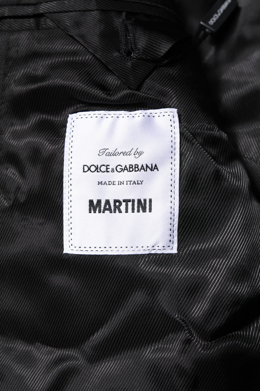 Dolce & Gabbana Black Single Breasted Men Coat MARTINI Blazer
