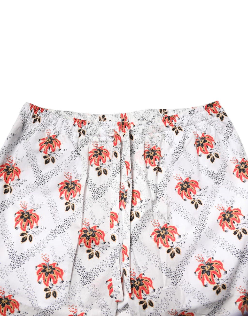 Dolce & Gabbana Multicolor Floral Print Cotton Pajama Set Sleepwear