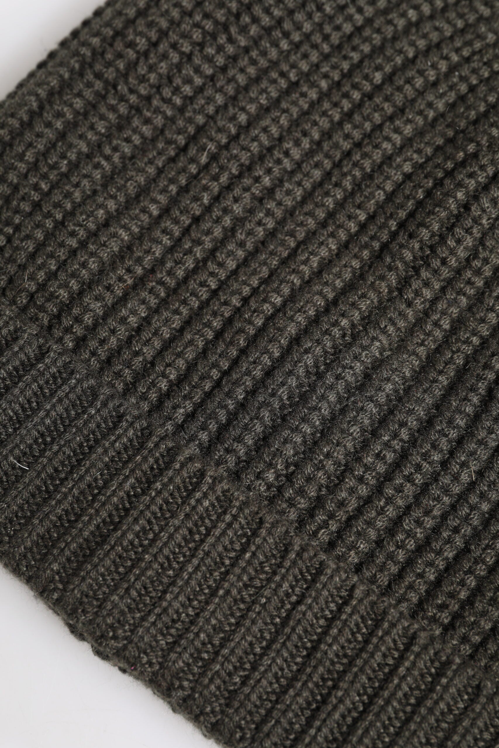 Dolce & Gabbana Dark Gray Cashmere Knit Winter Beanie Hat