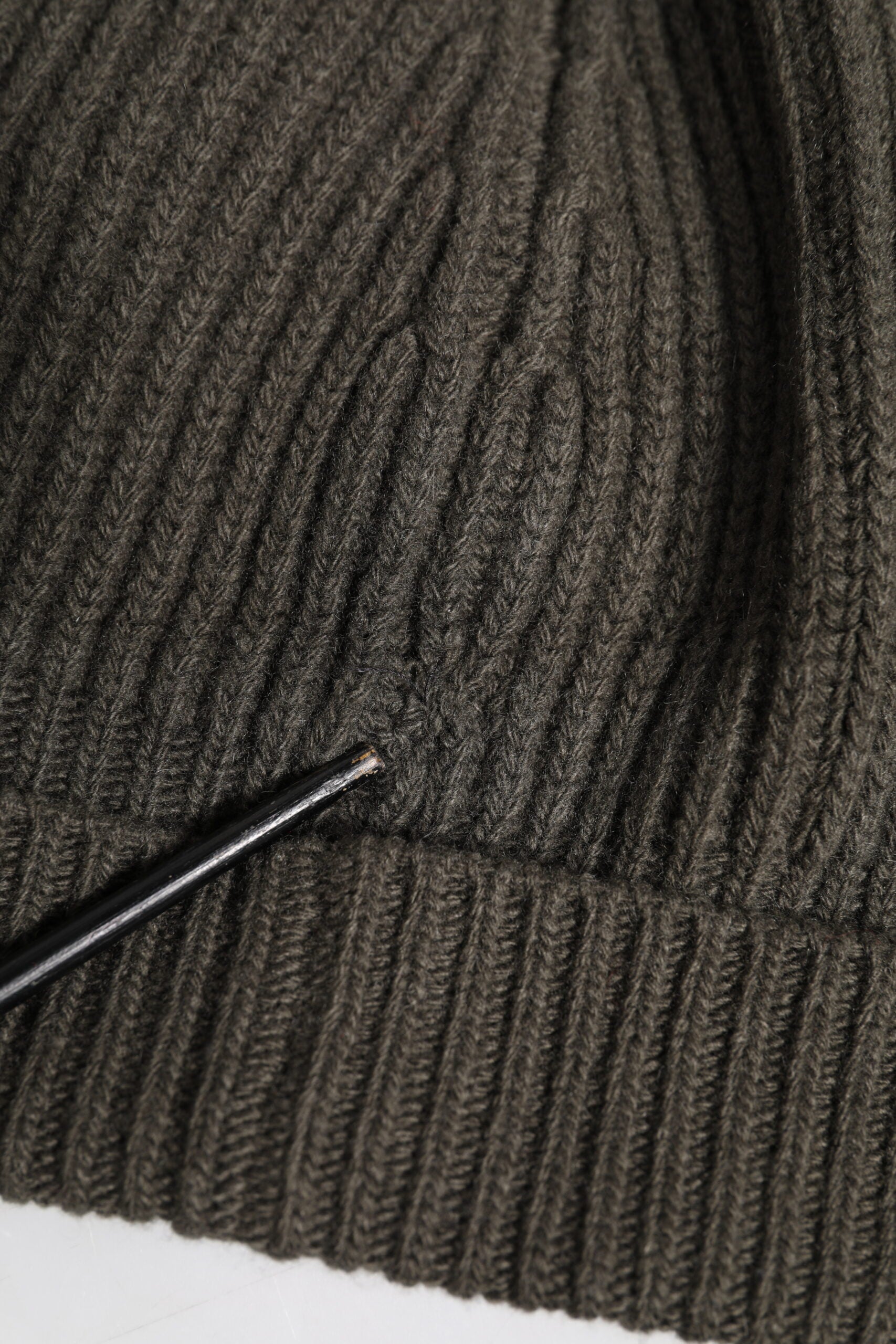 Dolce & Gabbana Green Wool DG Plaque Knitted Winter Beanie Hat