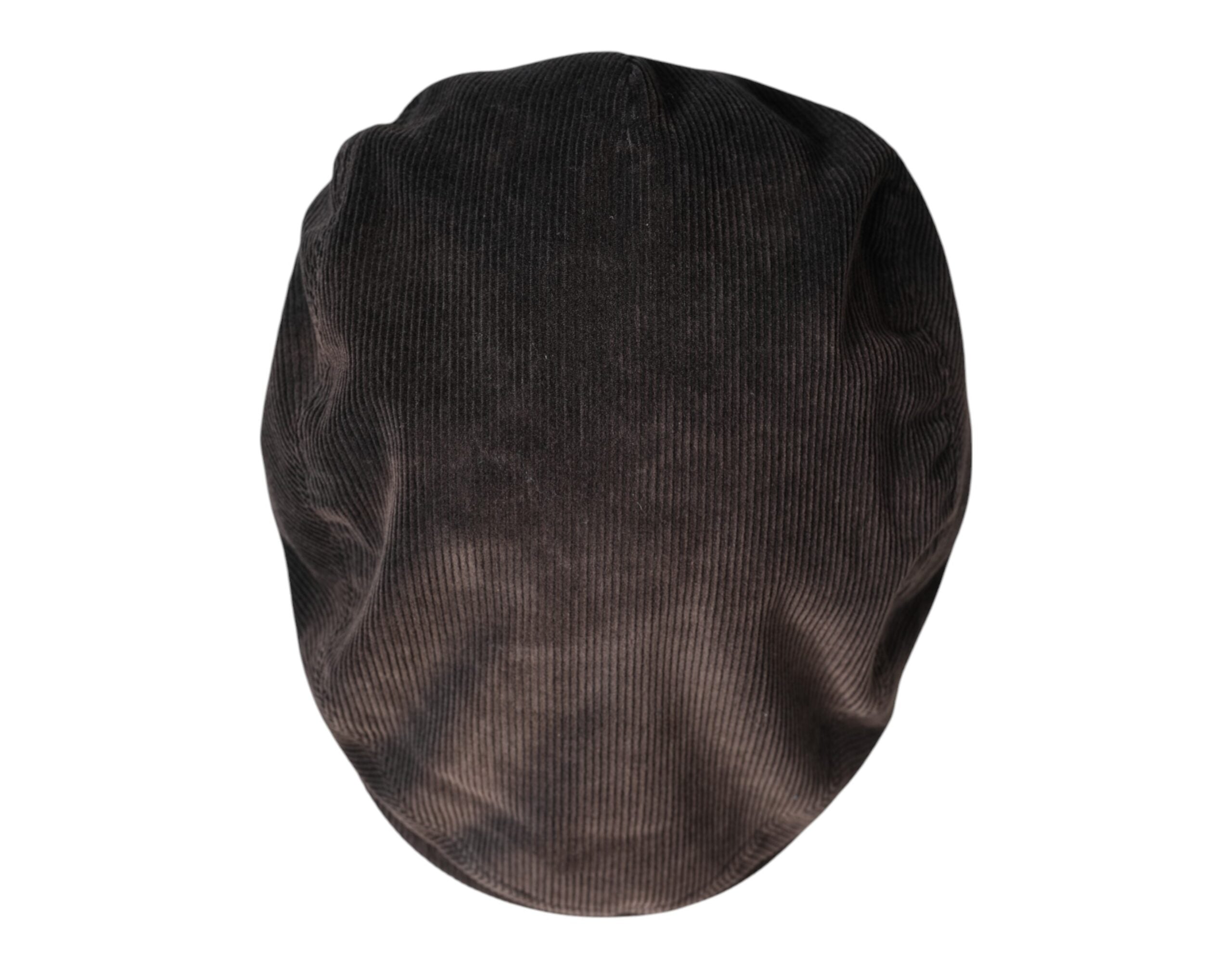 Dolce & Gabbana Brown Cotton Newsboy Capello Cabbie Hat