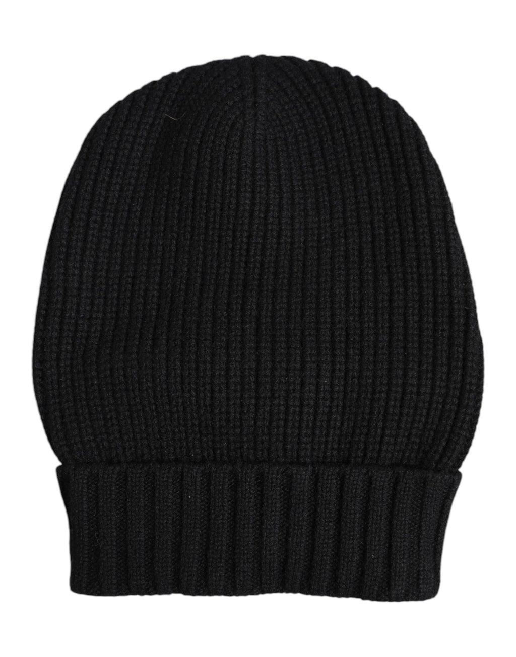 Dolce & Gabbana Black Cashmere Knitted Winter Beanie Hat