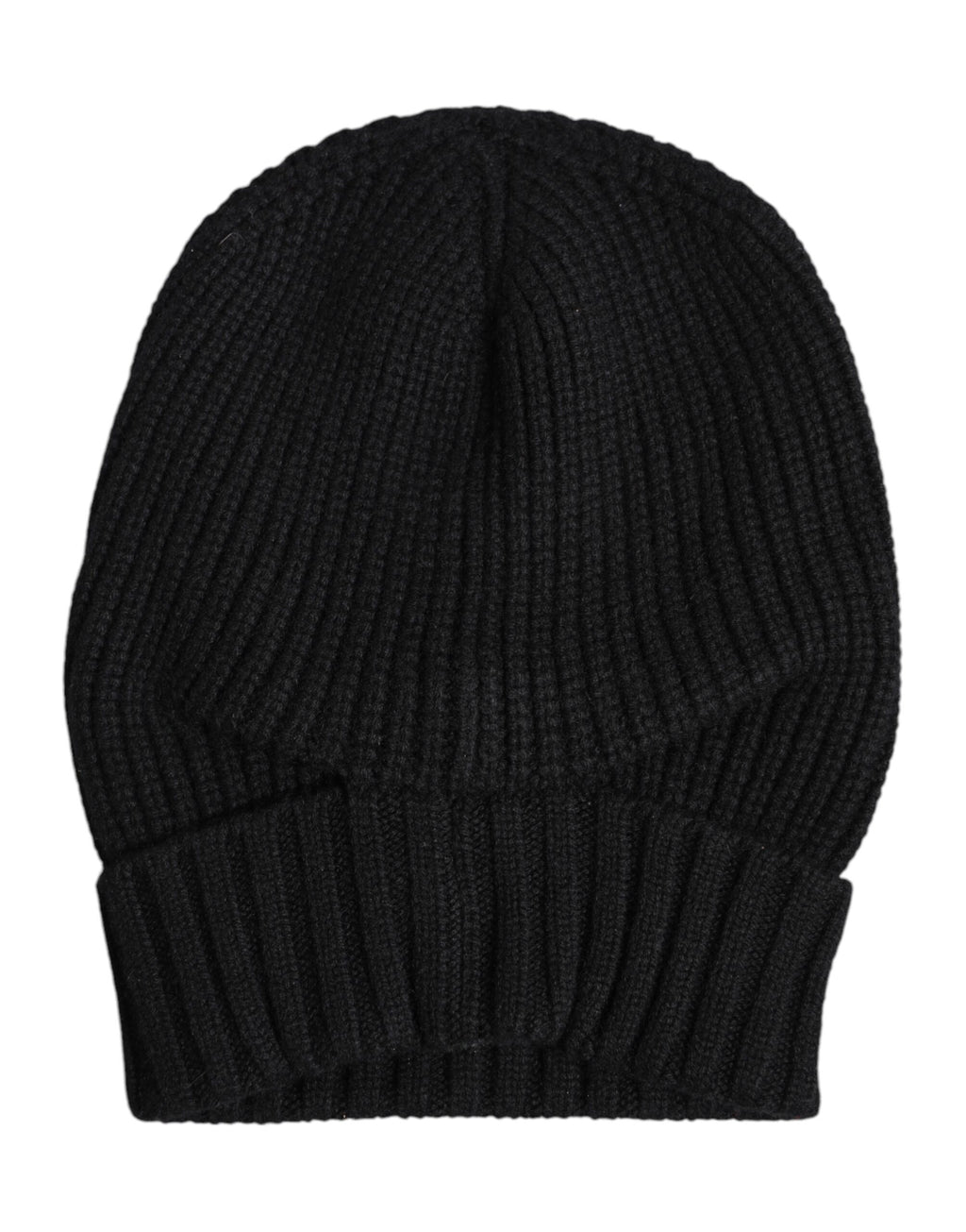 Dolce & Gabbana Black Cashmere Knitted Winter Beanie Hat