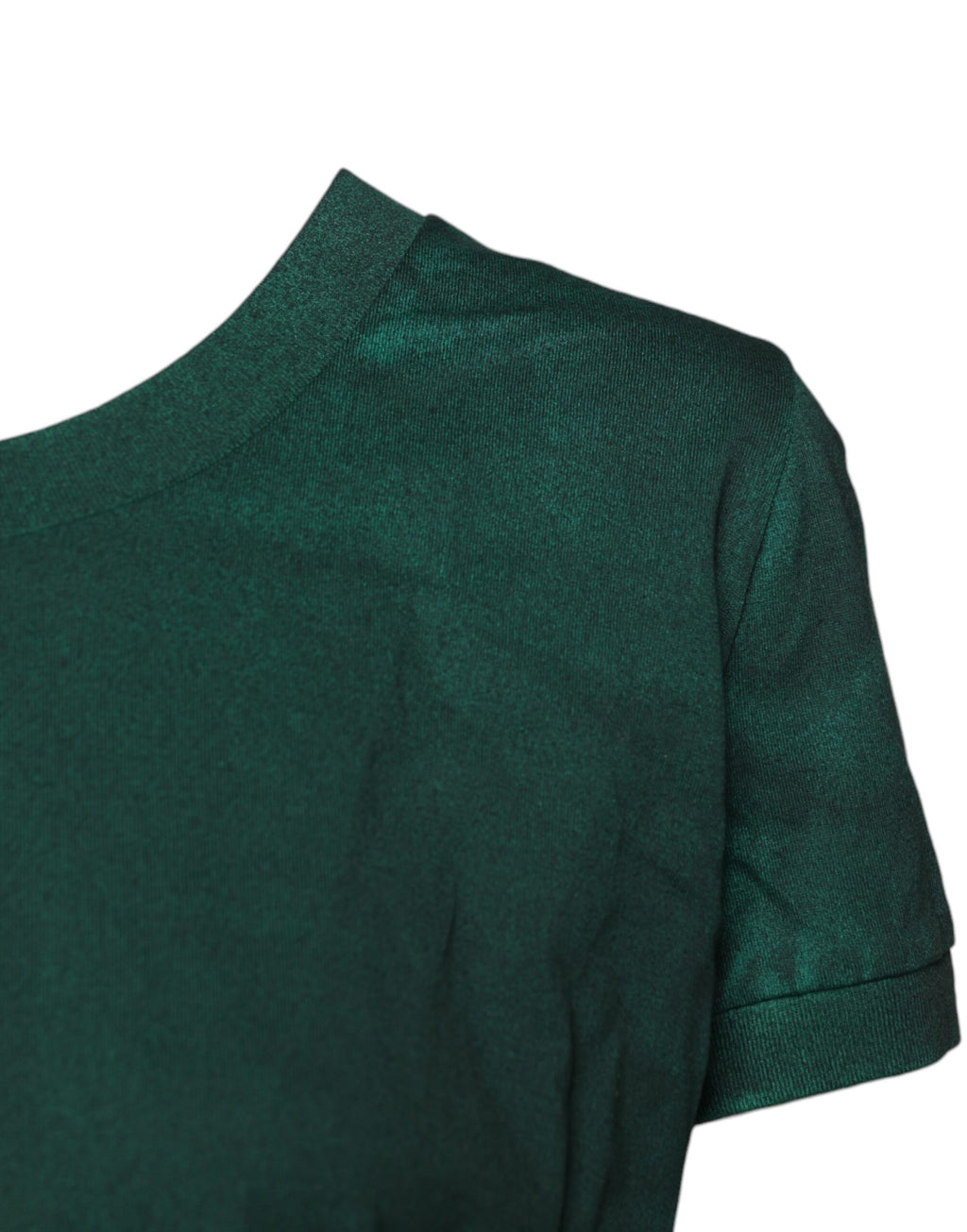 Dolce & Gabbana Green Cotton Round Neck Short Sleeves T-shirt