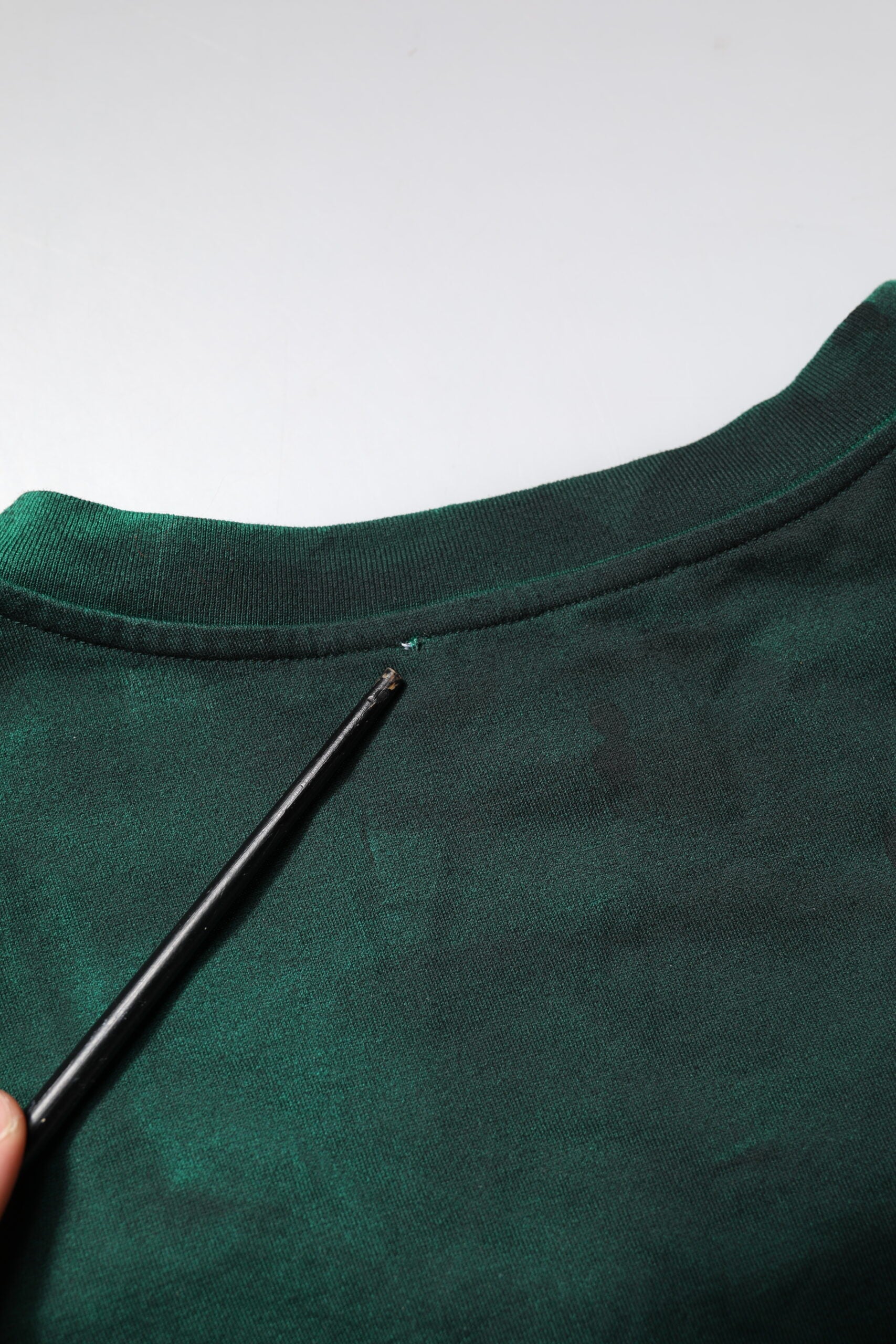 Dolce & Gabbana Green Cotton Round Neck Short Sleeves T-shirt