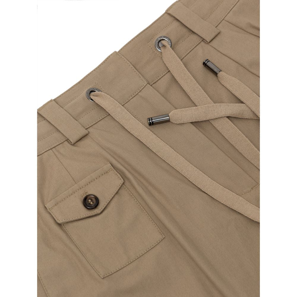 Dolce & Gabbana Beige Cotton Bermuda
