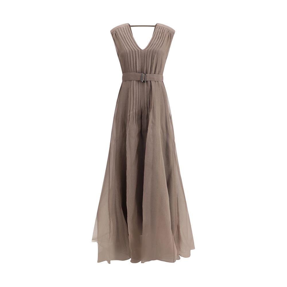 Brunello Cucinelli Silk Long Dress