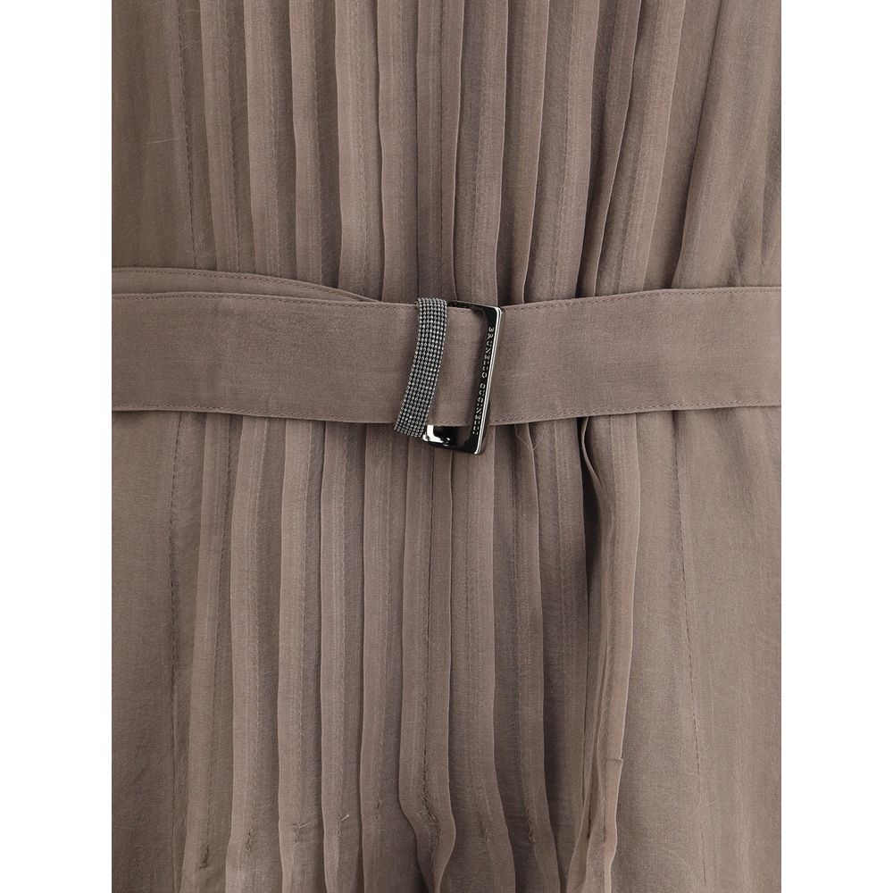Brunello Cucinelli Silk Long Dress