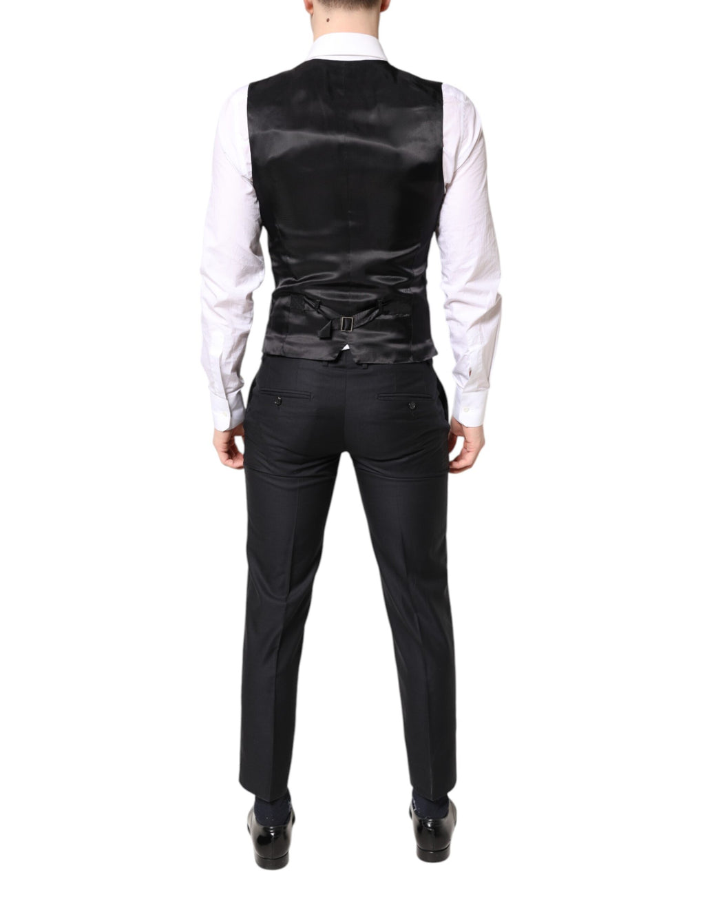 Dolce & Gabbana Blue MARTINI Wool Formal 3 Piece Suit