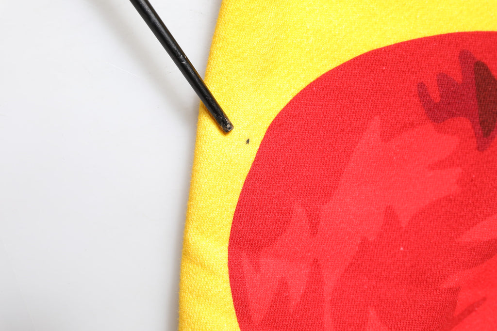 Dolce & Gabbana Yellow Cherry Print Full Zip Bomber Sweater