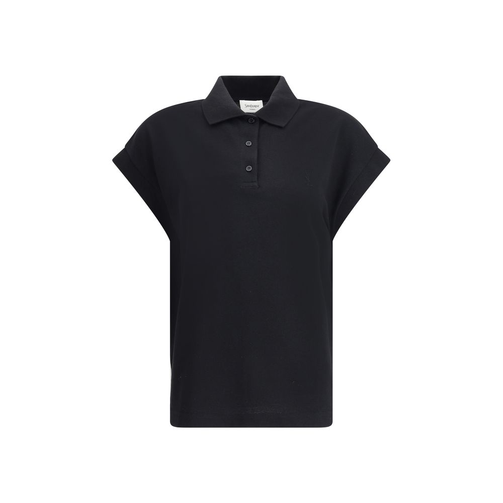 Saint Laurent Sleeveless Polo Shirt