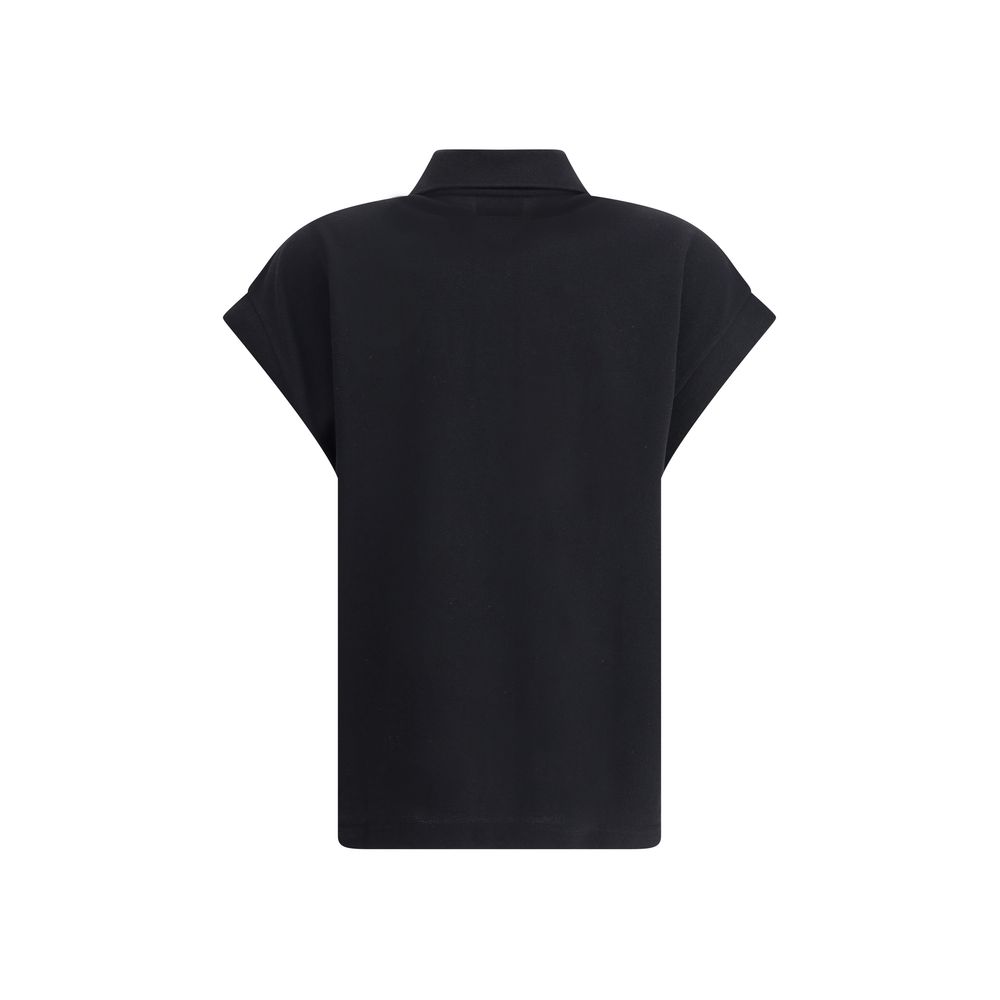 Saint Laurent Sleeveless Polo Shirt