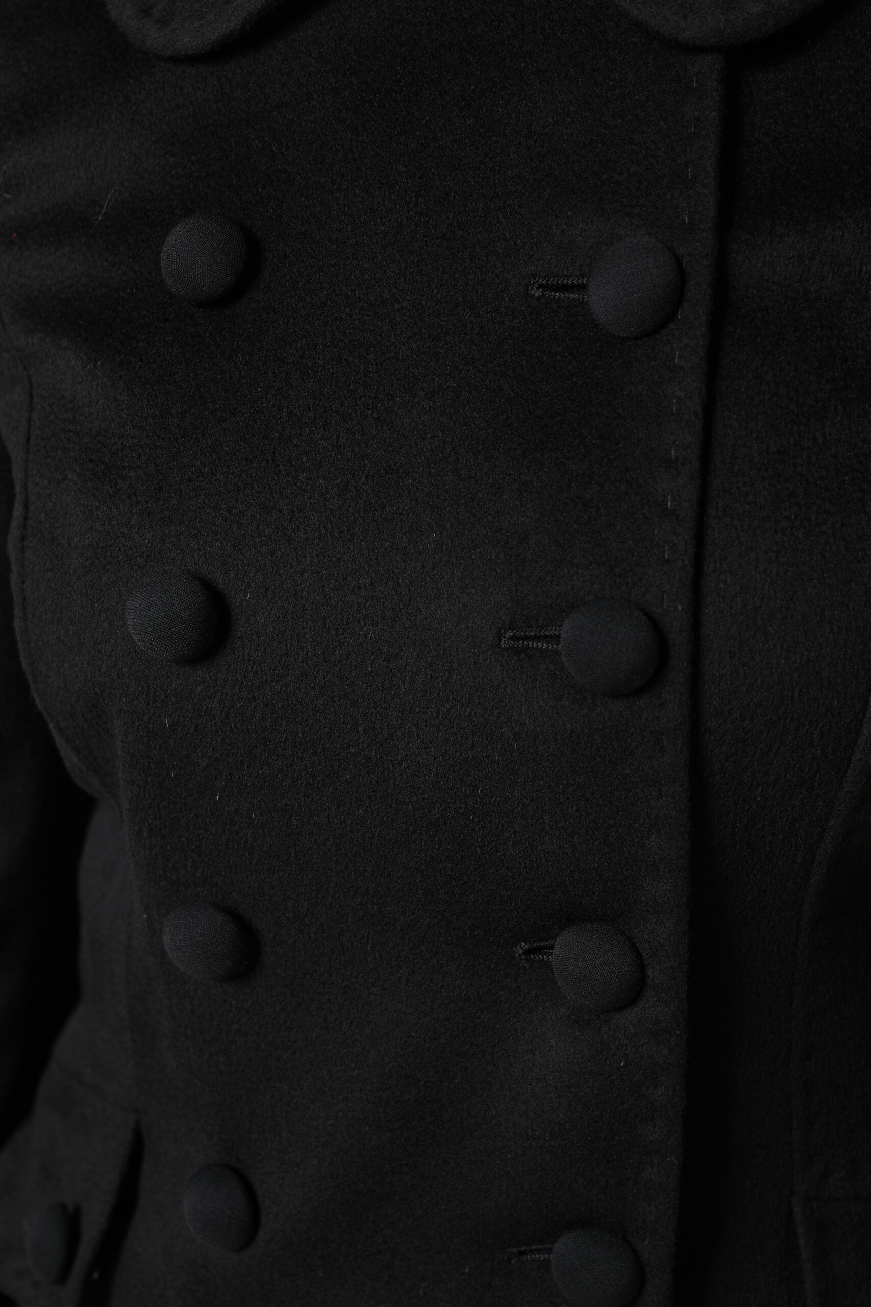 Dolce & Gabbana Black Wool Sartoria Italiano Blazer Jacket