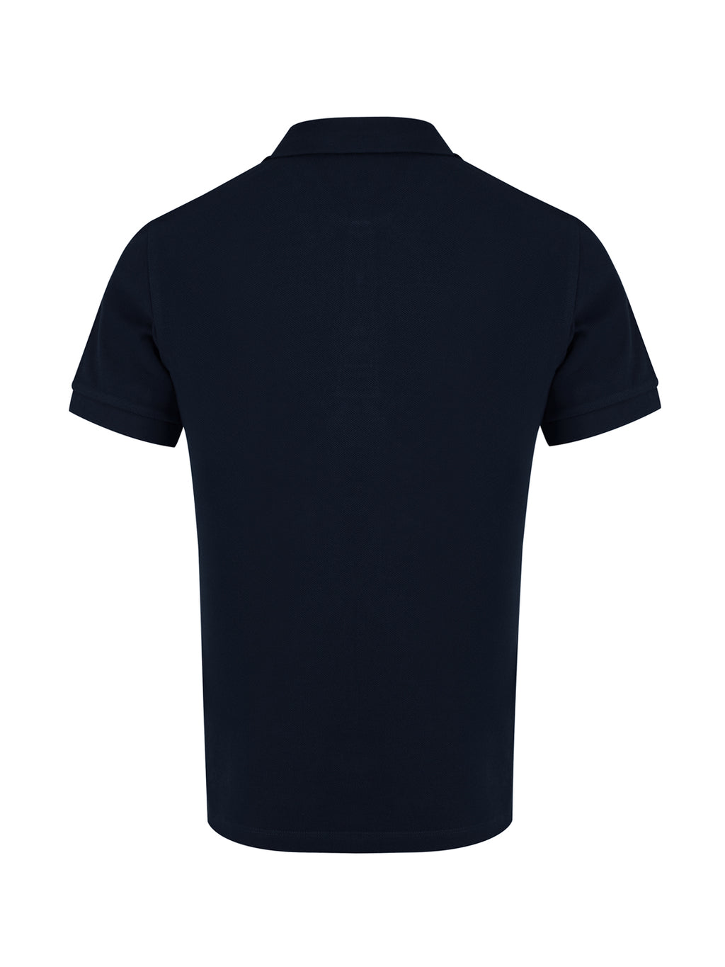 Burberry Navy Blue Cotton Collared Polo Shirt