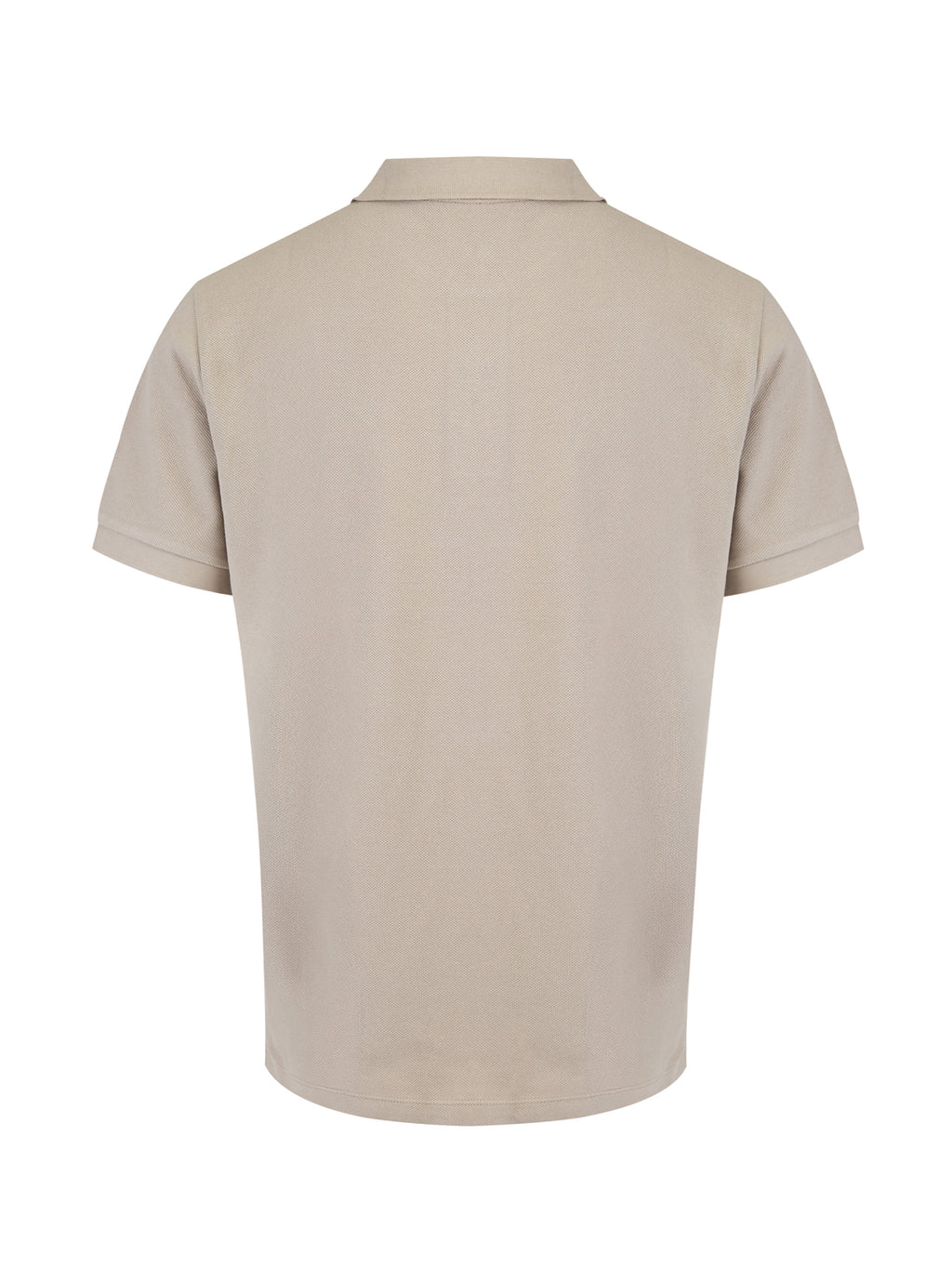 Burberry Pale Stone Cotton Collared Polo Shirt