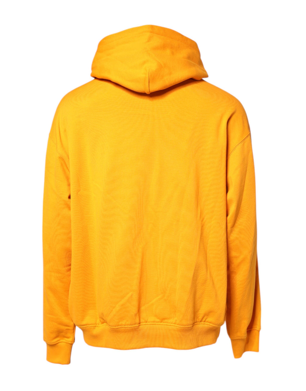 Dolce & Gabbana Yellow Full Zip Hooded Sweatshirt Sweater