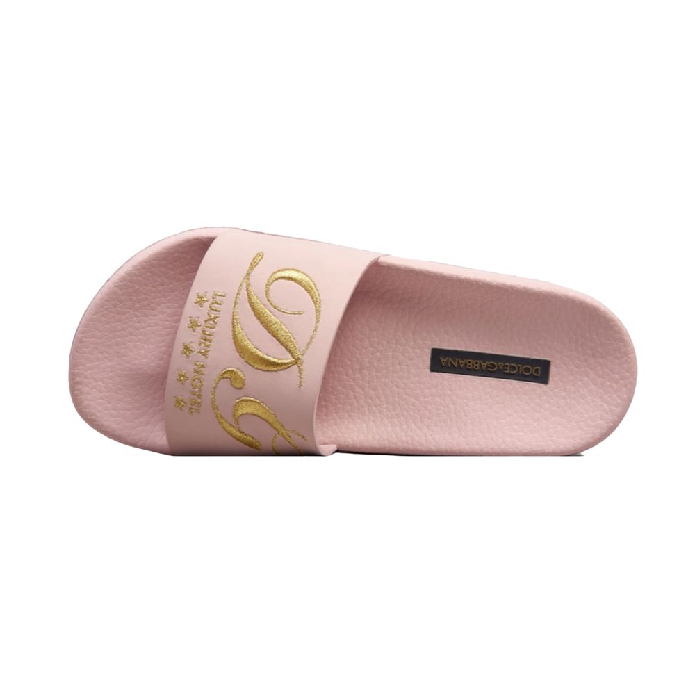 Dolce & Gabbana Pink Leather Sandal