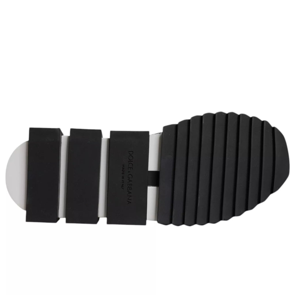 Dolce & Gabbana Black Mesh Sorrento Trekking Sneakers Shoes