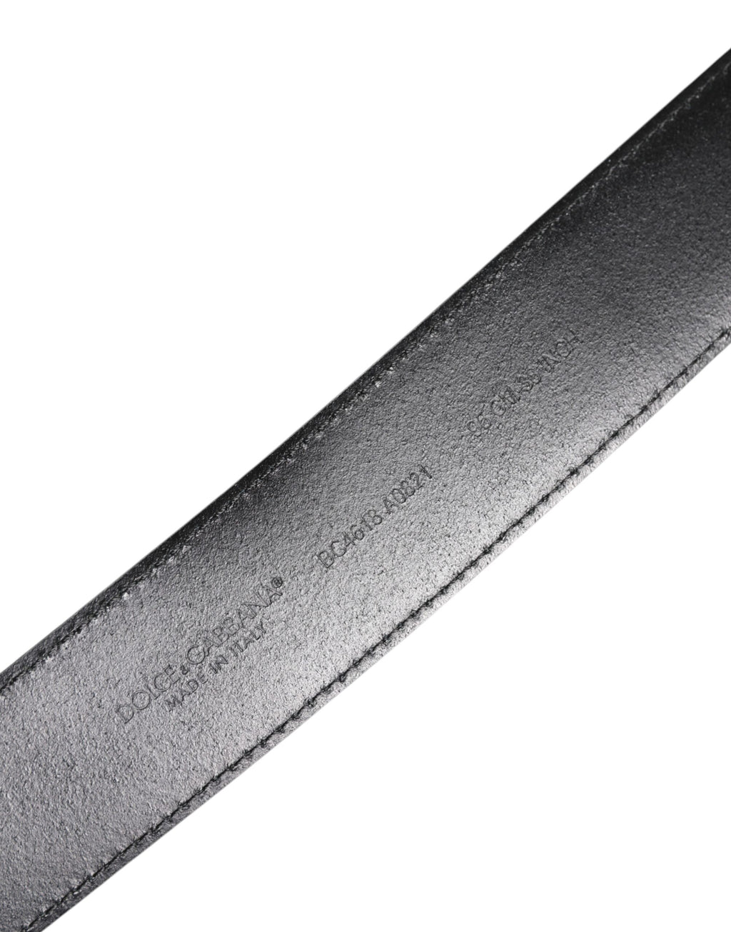 Dolce & Gabbana Brown Leather Gold Metal Buckle Classic Belt