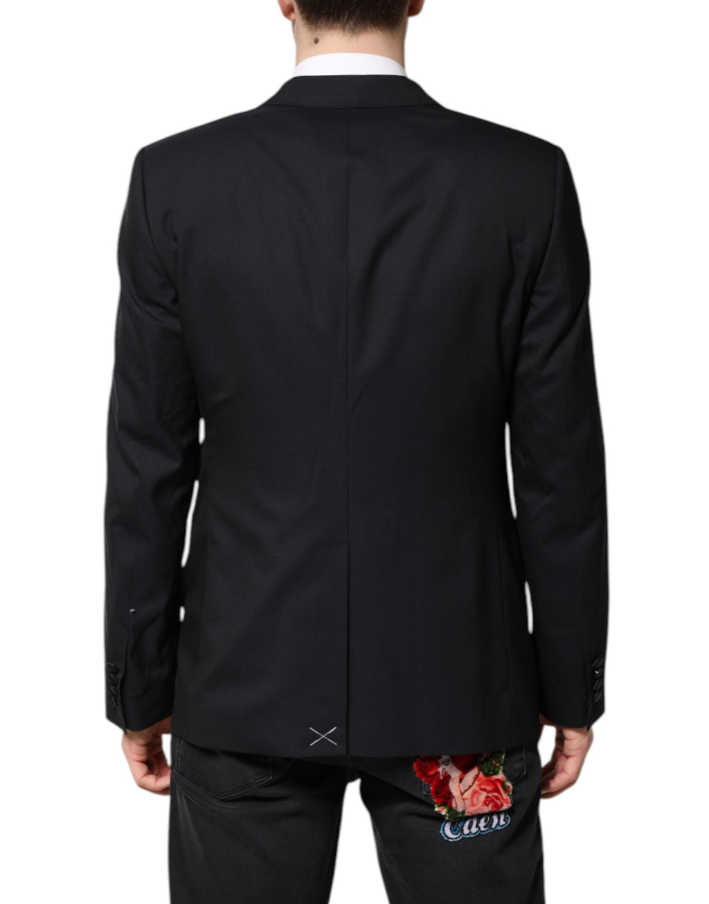 Dolce & Gabbana Dark Blue MARTINI Wool Suit 2 Piece Jacket