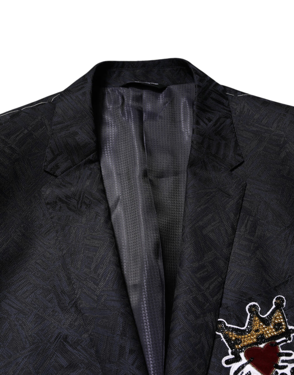 Dolce & Gabbana Black MARTINI King Skeleton 2 Piece Suit