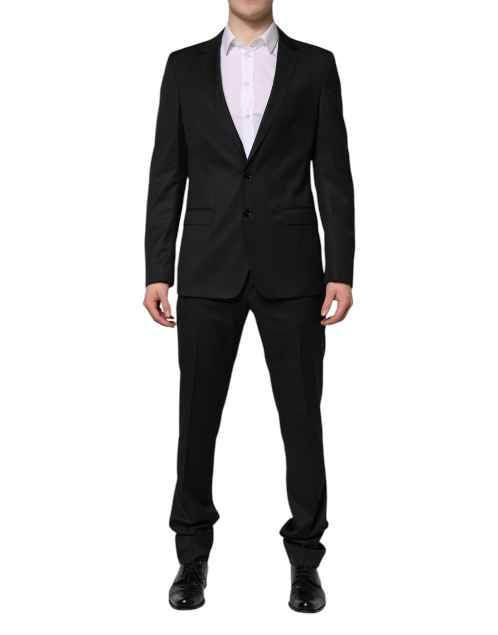 Dolce & Gabbana Dark Gray MARTINI 2 Pc Single Breasted Suit