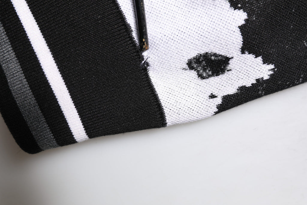 Dolce & Gabbana Multicolor Logo Crew Neck Pullover Sweater