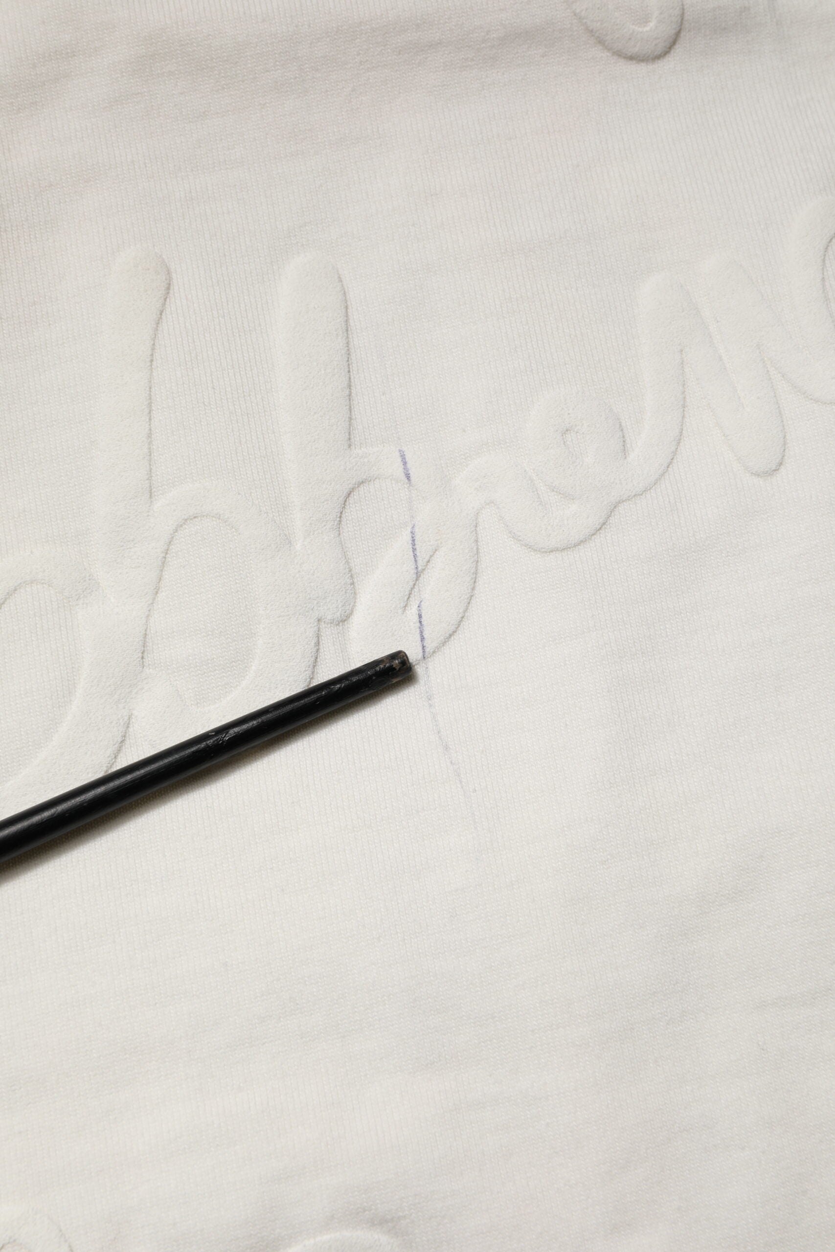 Dolce & Gabbana White Cotton Logo Embossed Crew Neck T-shirt