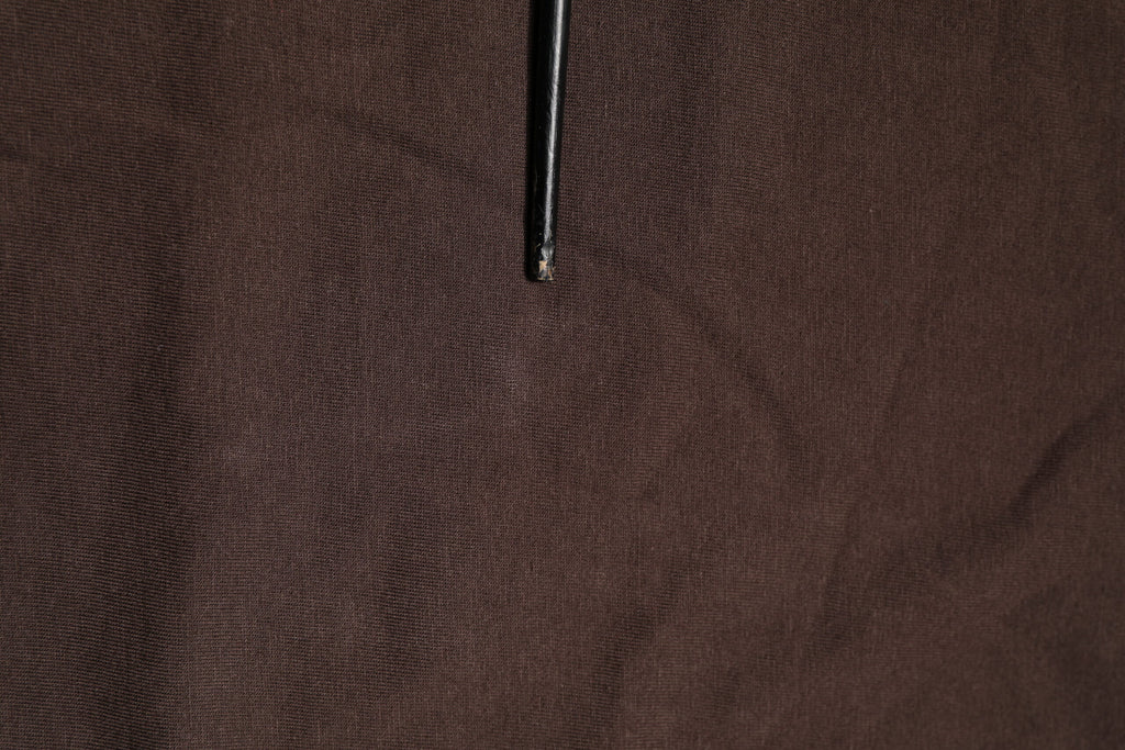 Dolce & Gabbana Brown Cotton Graphic Print Crew Neck T-shirt